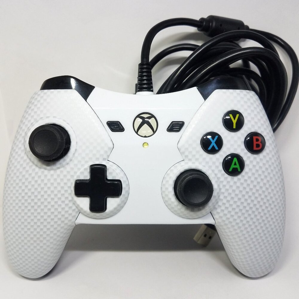 Power A Enhance Wired Controller for Xbox One - White Model # 1506625-01